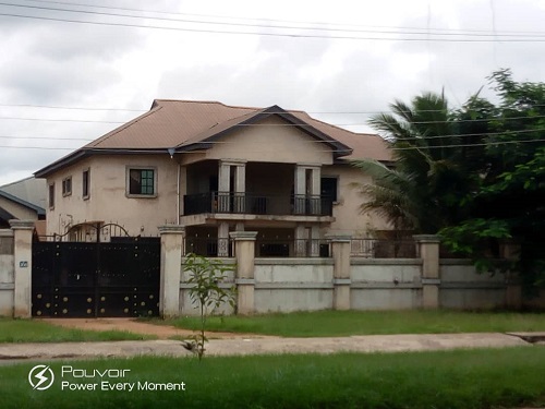 top real estate agent 7 bedroom self compound duplex with 2 bed bq  of a land measuring 1200sqmat at concord area new owerri imo state for sale
