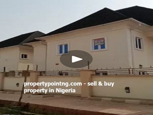 top real estate agent Newly but Four 4 bedroom Duplex with two sitting room and a security house, with over space of 6 cars and more for sale