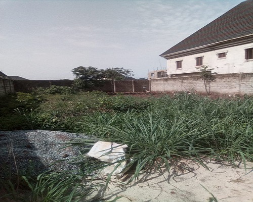 One plot of land of 500Sqm fenced with gate at area W, new owerri imo state for sale